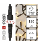 Oświetlenie łączone Profi - łańcuch jeżyk 150 LED 3m, ciepła biel, czarny, IP44 EMOS Lighting D2BW01