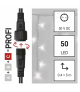 Oświetlenie łączone Profi - sople 50 LED 3m zimna biel, biały przewód, IP44 EMOS Lighting D2CC02