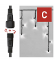 Oświetlenie łączone Profi - sople 50 LED 3m zimna biel, czarny przewód, IP44 EMOS Lighting D2CC01