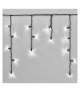 Oświetlenie łączone Profi - sople 50 LED 3m zimna biel, czarny przewód, IP44 EMOS Lighting D2CC01