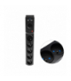 LISTWA PRZECIWPRZEPIĘCIOWA 5x230V + 2xUSB 10A 2300W 5m CZARNA LAMEX W-05111