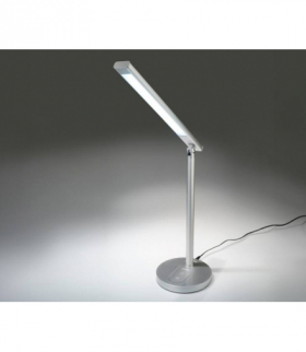Nowoczesna lampa biurkowa srebrna LED TS-1811 7W 400lm ,3000k4000k6000k LAMEX LXTS1811S