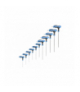 Zestaw kluczy torx security typu-T, długie 10 szt Hogert HT1W881