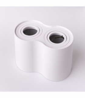 Oprawa Halogenowa OHN-21B N/T 2XGU10 ÓSEMKA IP20 BIAŁY Ecolight EC79963