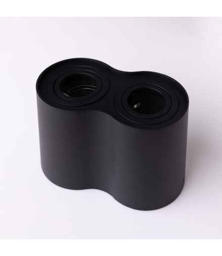 Oprawa Halogenowa OHN-21C N/T 2XGU10 ÓSEMKA IP20 CZARNA Ecolight EC79962