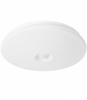 Plafon LED z czujnikiem PIR 18W 1440lm IP44 Neutralny 4000K Ecolight EC20103