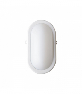 LED Torton 8W Neutralny 4000K 640lm IP54 OWAL BIAŁY Ecolight EC79163