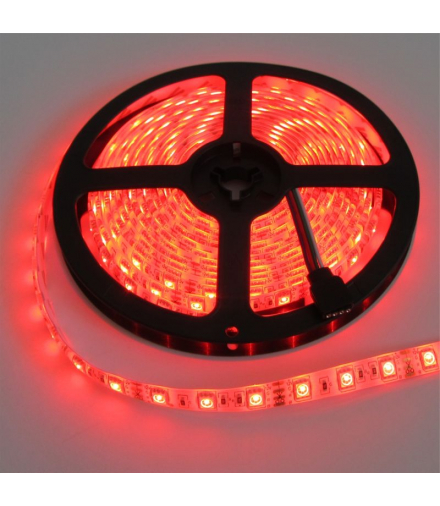Taśma LED 300 4.8W/m CZERWONA 12V IP63 /5m/ Ecolight EC79347