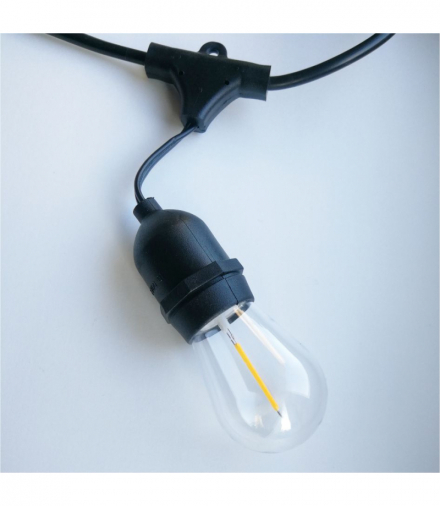 Girlanda Ogrodowa LED 10m +10 x G45 E27 1W Ciepły 2700K Ecolight EC20087