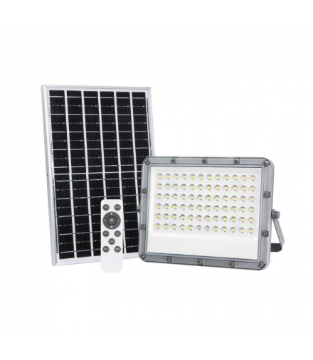 Naświetlacz LED 100W Neutralny 4000K Z PANELEM SOLARNYM PREMIUM LINE Ecolight EC20094