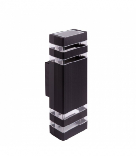 Oprawa elewacyjna OE-1C 2XGU10 IP54 CZARNA Ecolight EC79004