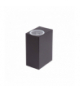 Oprawa elewacyjna OE-7 2xGU10 IP44 CZARNA Ecolight EC79085