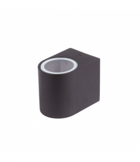 Oprawa elewacyjna OE-8 1xGU10 IP44 CZARNA Ecolight EC79086