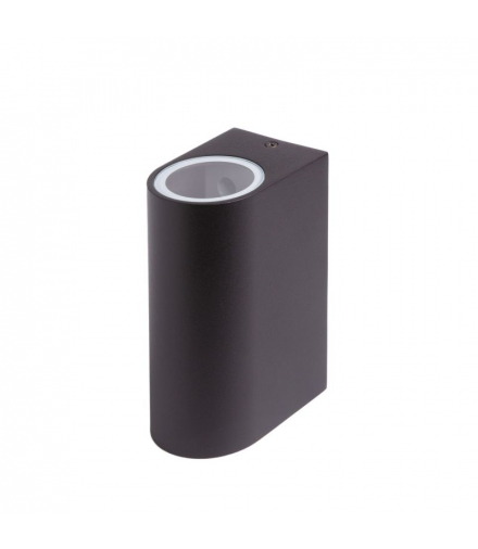 Oprawa elewacyjna OE-9 2xGU10 IP44 CZARNA Ecolight EC79087