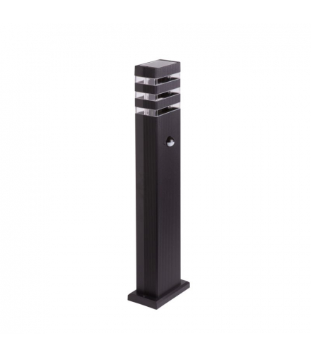 Słupek ogrodowy SO-60P 1xGU10 PIR IP44 CZARNY Ecolight EC79422