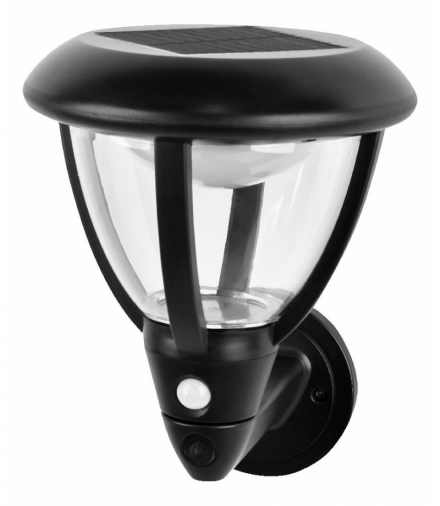 Solarna Oprawa Elewacyjna LED z czujnikiem ruchu i zmierzchu SOE-3 Ecolight EC20117