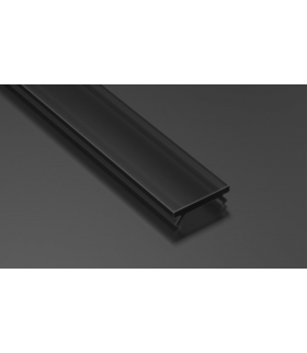 Klosz do profilu X czarny 2m Ecolight EC20241