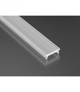 Klosz do profilu X mrożony 3m Ecolight EC20244