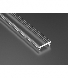 Klosz do profilu X transparent 2m Ecolight EC20160