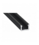 Profil powierzchniowy X czarny 1m Ecolight EC20208