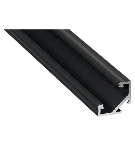 Profil rogowy C czarny 1m Ecolight EC79996