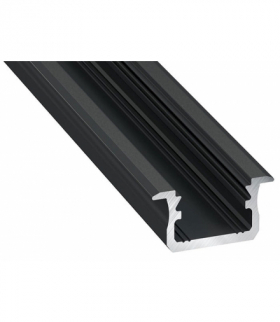 Profil wpuszczany B czarny 2m Ecolight EC79995