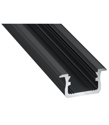 Profil wpuszczany B czarny 2m Ecolight EC79995
