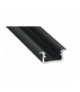 Profil wpuszczany B czarny 3m Ecolight EC20210