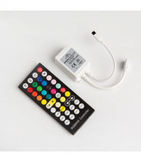 Sterownik do taśm LED RGB+CCT 24A 288W 40p IR Ecolight EC79876