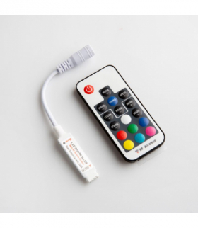 Sterownik LED RGB 17 przyciski RF 72W Ecolight EC79897