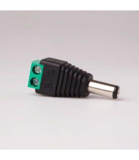 Wtyk DC 2.1/5.5 z szybkozłączem do taśm LED mono Ecolight EC79058