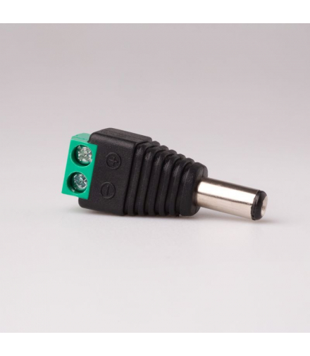 Wtyk DC 2.1/5.5 z szybkozłączem do taśm LED mono Ecolight EC79058