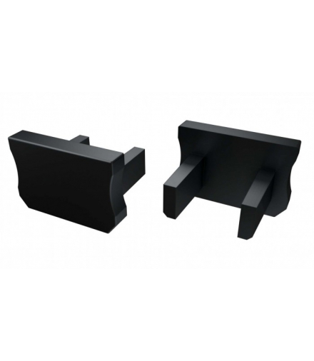 Zaślepka do profilu X czarna Ecolight EC20264