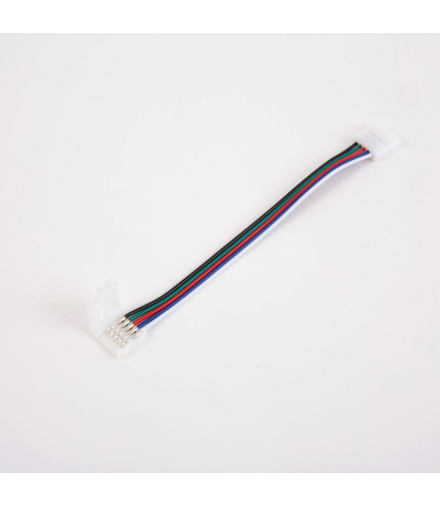 Złączka LED RGBW 12mm dwustronna z przewodem Ecolight EC79634