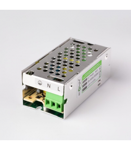 Zasilacz LED 15W 12V 1,25A IP20 SLIM 70x39x31 Ecolight EC79600