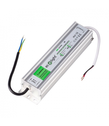 Zasilacz LED hermetyczny 120W 12V 10A 245x75x40 Ecolight EC79765