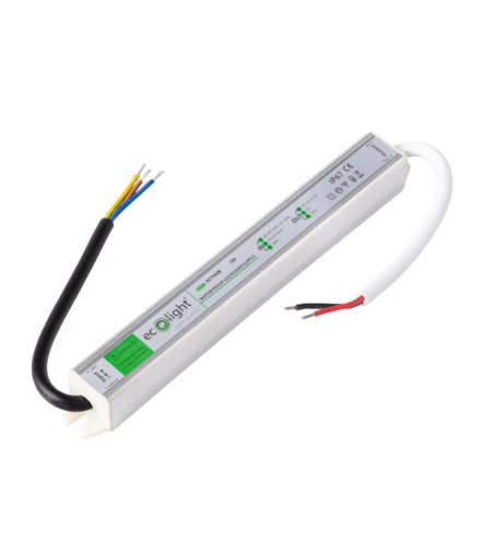 Zasilacz LED hermetyczny 30W 12V 2.5A 160x30x20 Ecolight EC79608