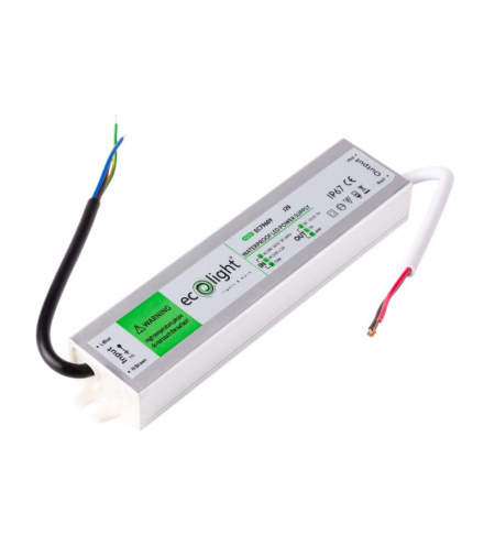 Zasilacz LED hermetyczny 60W 12V 5A 180x40x22 Ecolight EC79609