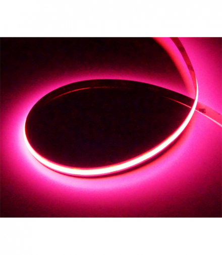 Taśma LED COB 480 9W/m RÓŻOWA 12V IP20 /5m/P Ecolight EC20307
