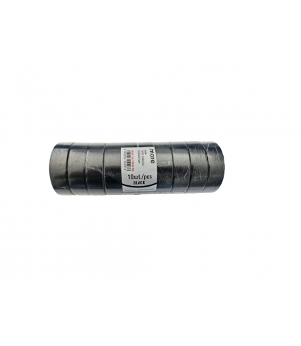 Taśma izolacyjna 19mm x 0,13mm CZARNA 20m 1szt Ecolight M20297