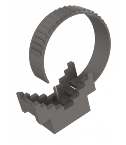 Uchwyt paskowy UP-22-UV Czarny (50 szt) Ecolight M20370