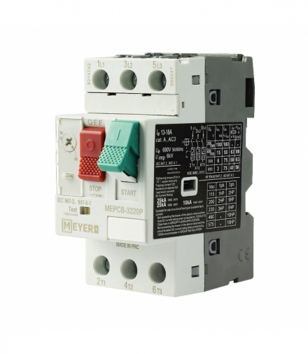 Wyłącznik MEPCB silnikowy 13-18A 415V MEYER MEYER MEPCB-3220P