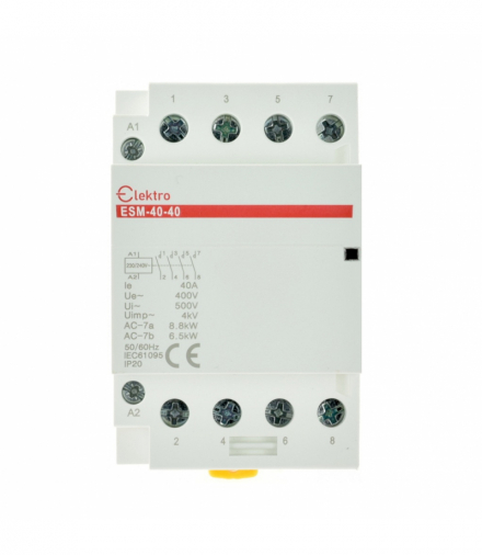 Stycznik ESM-40-40 3P 40A AC 230V Elektro INQ ESM-40-40