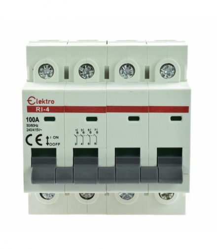 Rozłącznik izolacyjny 4P 100A Elektro INQ RI-04-100