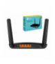 Router SIM 4G LTE, bezprzewodowy, mobilny internet, standard N, 2,4G Hz 300 Mb/s, 3xLAN 100 Mb/s 1xLAN/WAN 100 Mb/s, TP-Link TL-MR6400