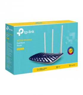 Router C20 AC750 Wireless Dual Band 5 GHz: 433 Mb/s, 2.4 GHz: 300 Mb/s 1xWAN, 4xLAN 100Mb/s TP-Link