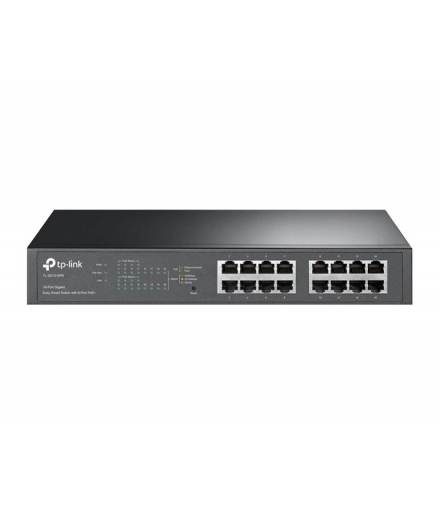 Przełącznik Switch Easy Smart, 16 portów gigabitowych, 8 portów PoE+ TP-LINK