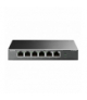 Switch, Przełącznik typu desktop, 6 portów 10/100Mb/s, w tym 4 porty PoE+ TP-Link TL-SF1006P. LXSF1006P