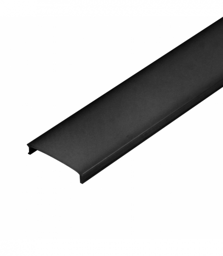 Klosz do profilu wpuszczanego w karton gips z serii AD-LP-6503, 2m, poliwęglan czarny, komplet 50 szt. Orno AD-LP-6503PB/2M/50