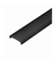 Klosz do profilu wpuszczanego w karton gips z serii AD-LP-6503, 2m, poliwęglan czarny, komplet 50 szt. Orno AD-LP-6503PB/2M/50